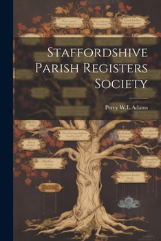 Paperback Staffordshive Parish Registers Society Book