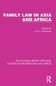 Paperback Family Law in Asia and Africa Book