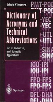 Paperback Dictionary of Acronyms and Technical Abbreviations: For It, Industrial, and Scientific Applications Book