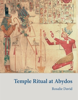 Paperback Temple Ritual at Abydos Book