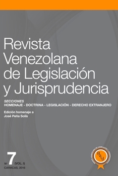 Paperback Revista Venezolana de Legislación y Jurisprudencia N° 7 [Spanish] Book