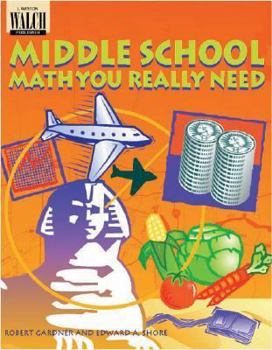 Paperback Middle School Math You Really Need Book