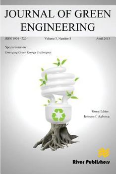 Paperback Journal of Green Engineering 3-3 Book
