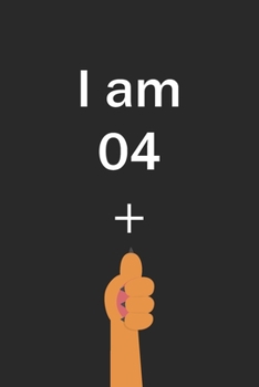 I Am 4 Plus Cat Middle Finger: Cut Funny Customized Black Lined Notebook Birthday Gift For Cat lovers 6*9 120 pages