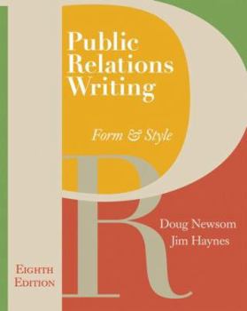 Paperback Public Relations Writing: Form & Style Book