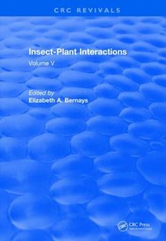 Paperback Insect-Plant Interactions (1993): Volume V Book