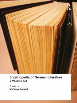 Hardcover Encyclopedia of German Literature Book