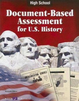 Paperback Document-Based Assessment for U.S. History, High School Book
