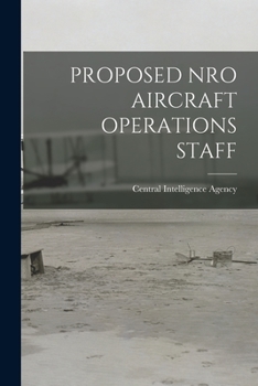 Paperback Proposed Nro Aircraft Operations Staff Book