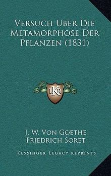 Paperback Versuch Uber Die Metamorphose Der Pflanzen (1831) [German] Book