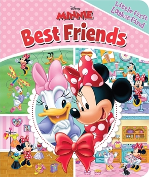 Disney Minnie Mouse - Best Friends Little First Look and Find - PI Kids 1450883516 Book Cover