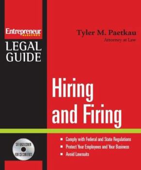 Paperback Hiring and Firing (Entrepreneur Legal Guides) Book