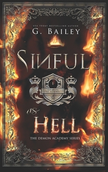 Paperback Sinful As Hell: A Reverse Harem Bully Academy Romance Book