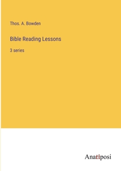 Paperback Bible Reading Lessons: 3 series Book