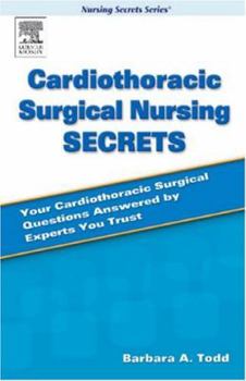 Paperback Cardiothoracic Surgical Nursing Secrets Book