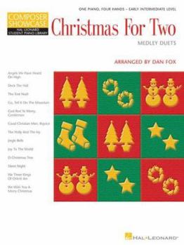 Paperback Christmas for Two - Medley Duets: Composer Showcase Series 1 Piano, 4 Hands Book