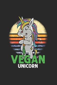 Paperback Vegan Unicorn: Cool Animated Unicorn Design For Vegan Notebook Composition Book Novelty Gift (6"x9") Lined Notebook to write in Book