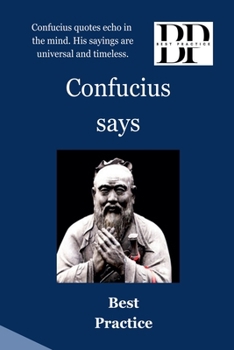 Paperback Confucius says Book