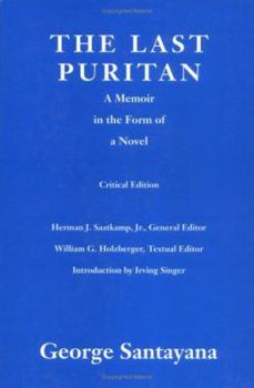 Hardcover The Last Puritan: A Memoir in the Form of a Novel Book