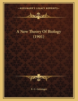 A New Theory Of Biology