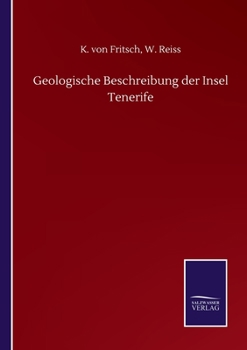 Paperback Geologische Beschreibung der Insel Tenerife [German] Book