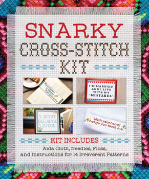 Misc. Snarky Cross-Stitch Kit Book