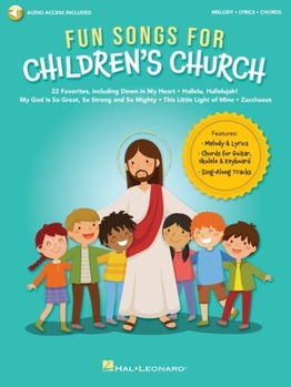 Paperback Fun Songs for Children's Church Book/Online Audio Book