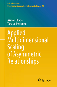 Hardcover Applied Multidimensional Scaling of Asymmetric Relationships Book