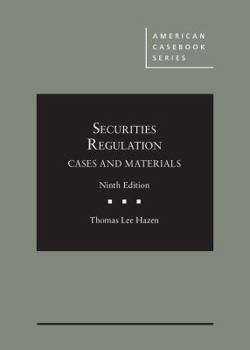 Hardcover Securities Regulation, Cases and Materials (American Casebook Series) Book