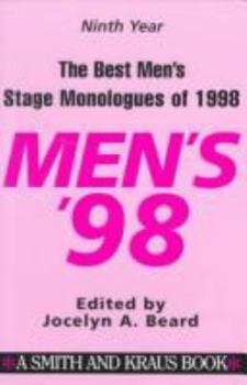 Paperback The Best Men's Stage Monologues of 1998 Book