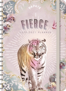 PAPAYA 2020 - 2021 On-the-Go Weekly Planner: 17-Month Calendar with Pocket (Aug 2020 - Dec 2021, 5"" x 7"" closed)
