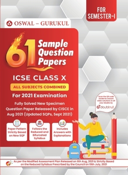 Paperback 61 Sample Question Papers: ICSE Class 10 for 2022 Examination Book