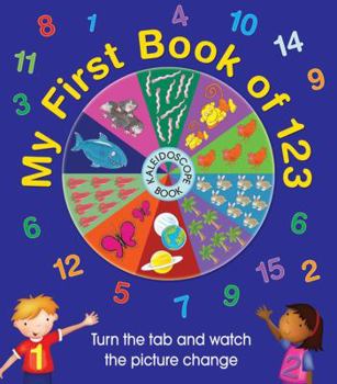 Board book My First Book of 123: Turn the Tab and Watch the Picture Change Book