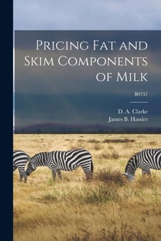 Paperback Pricing Fat and Skim Components of Milk; B0737 Book