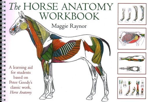 Spiral-bound The Horse Anatomy Workbook: A Learning Aid for Students Based on Peter Goody's Classic Work, Horse Anatomy Book