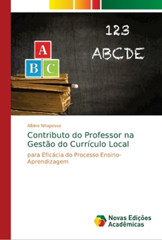 Paperback Contributo do Professor na Gestão do Currículo Local [Portuguese] Book