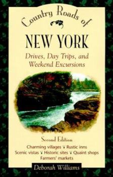 Paperback Country Roads of New York Book