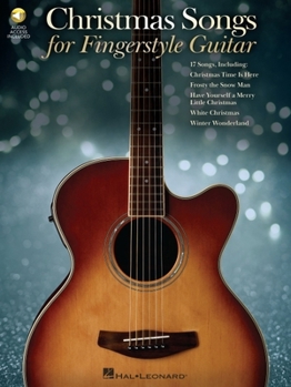 Paperback Christmas Songs for Fingerstyle Guitar Book