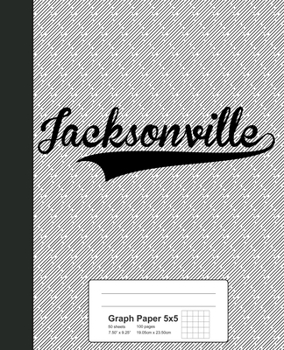Paperback Graph Paper 5x5: JACKSONVILLE Notebook Book