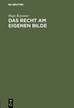 Hardcover Das Recht am eigenen Bilde [German] Book