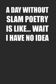 Slam Poetry Notebook 120 Pages Lined Journal for Slam Poets