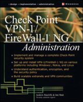 Paperback Check Point VPN-1/Fire Wall-1 NG Administration Book