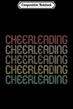 Composition Notebook: Retro Style Cheerleading  Journal/Notebook Blank Lined Ruled 6x9 100 Pages
