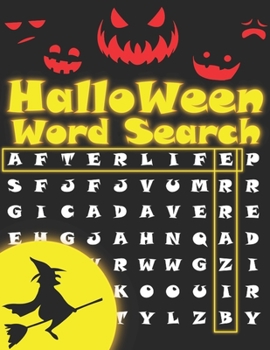 Halloween Word Search: Perfect 2in1 Halloween Gift for Kids: Word Search Puzzles and Mazes Activity Book.