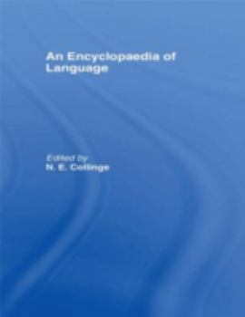 Hardcover An Encyclopedia of Language Book