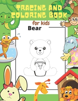 Paperback Tracing and Coloring Book for Kids: Let Your Kids Practice Drawing 36 Cute Animals and Have Fun While Learning. Your Kids Will Get to know the Names o Book