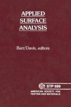 Hardcover Applied Surface Analysis Book