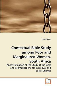 Paperback Contextual Bible Study among Poor and Marginalized Women, South Africa Book