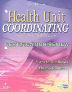 Paperback Health Unit Coordinating Certification Review Book