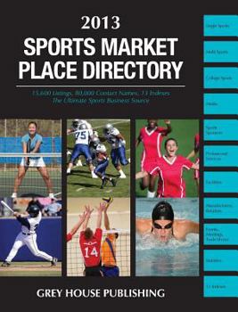 Hardcover Sports Market Place Directory, 2013 Book